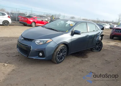 2016 Toyota Corolla S Plus z USA, uszkodzony, nr VIN 2T1BURHEXGC606438